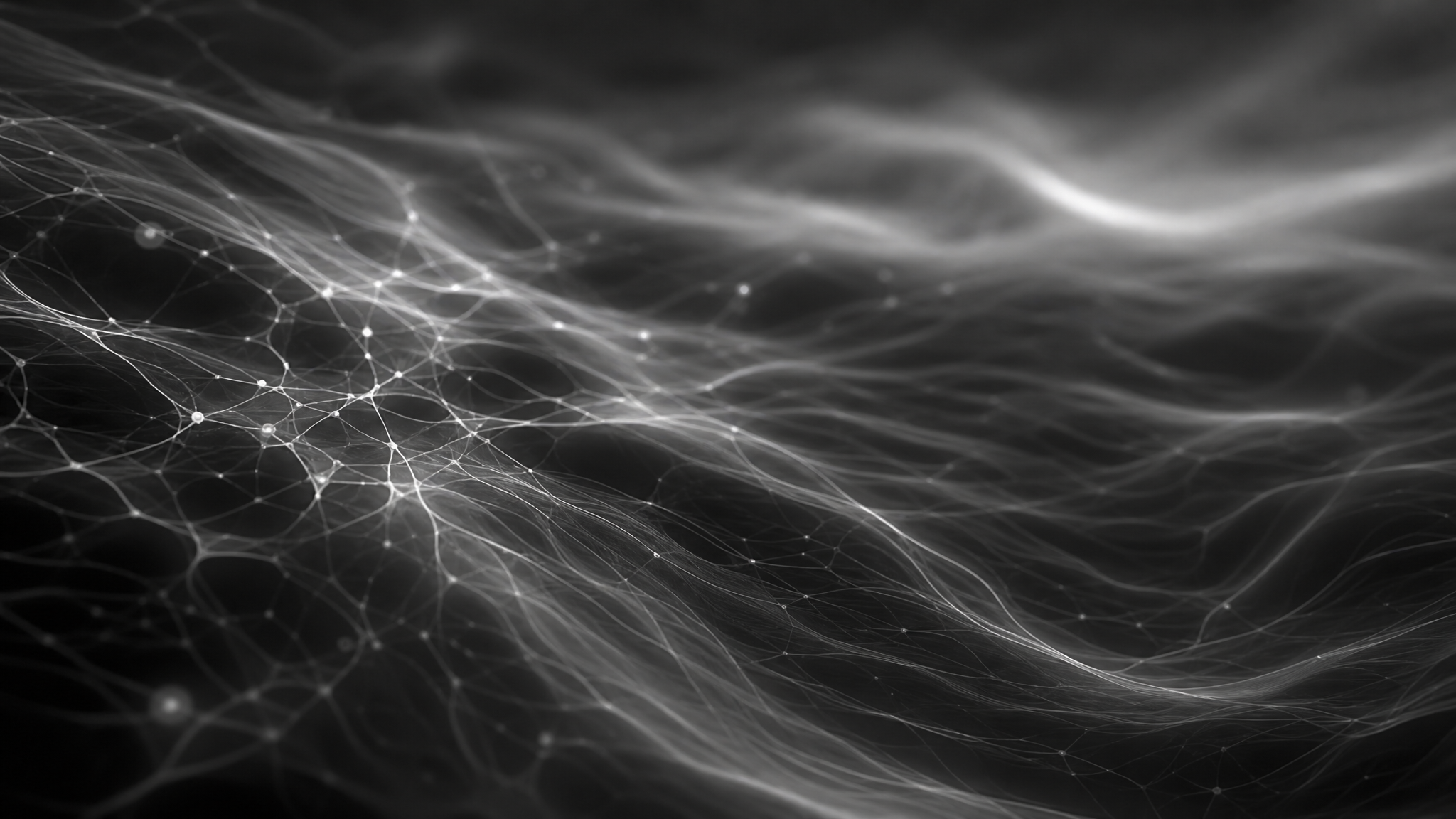 Abstract neural pathway visualization — calming nervous system